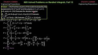 MIX-Solved Problems on Iterated Integrals, Part 13