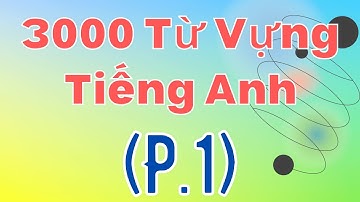 3000 từ vựng tiếng Anh thông dụng - Bài 1: Học nói tiếng Anh