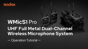 WMicS1 Pro | UHF Full Metal Dual-Channel Wireless Microphone System | Operation Tutorial