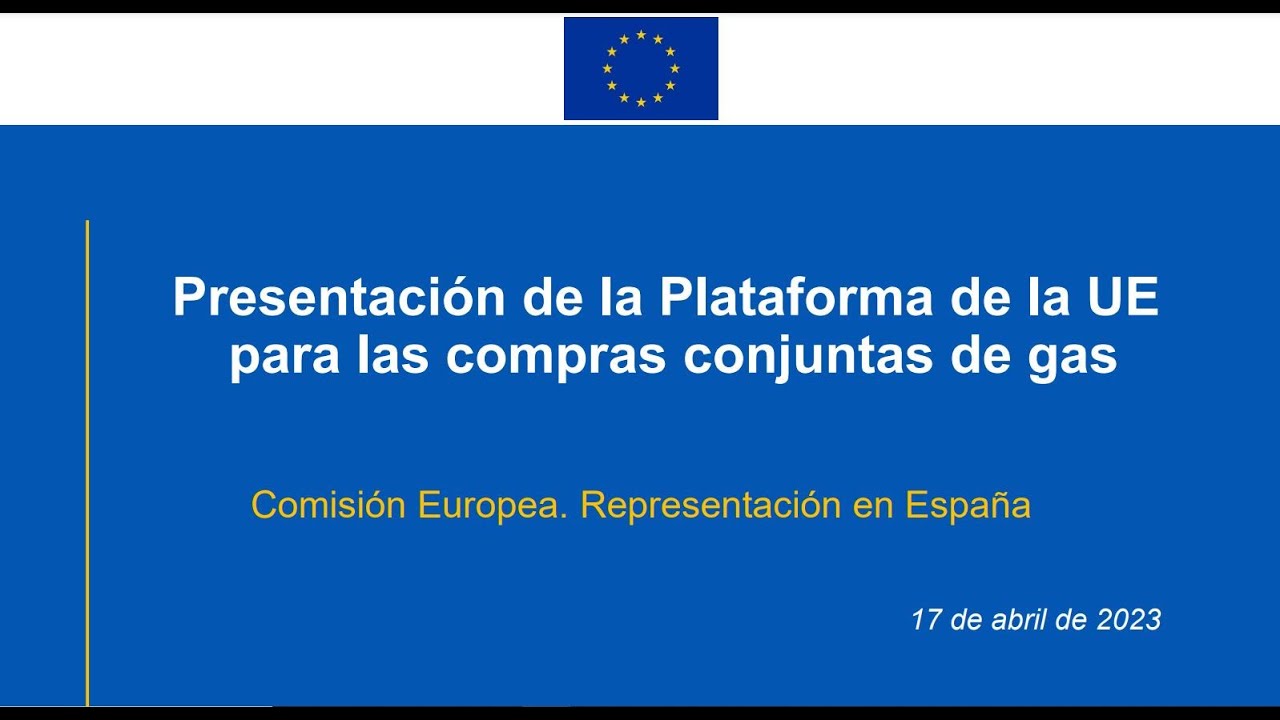 Presentación de la Plataforma de la UE para las compras conjuntas de ...