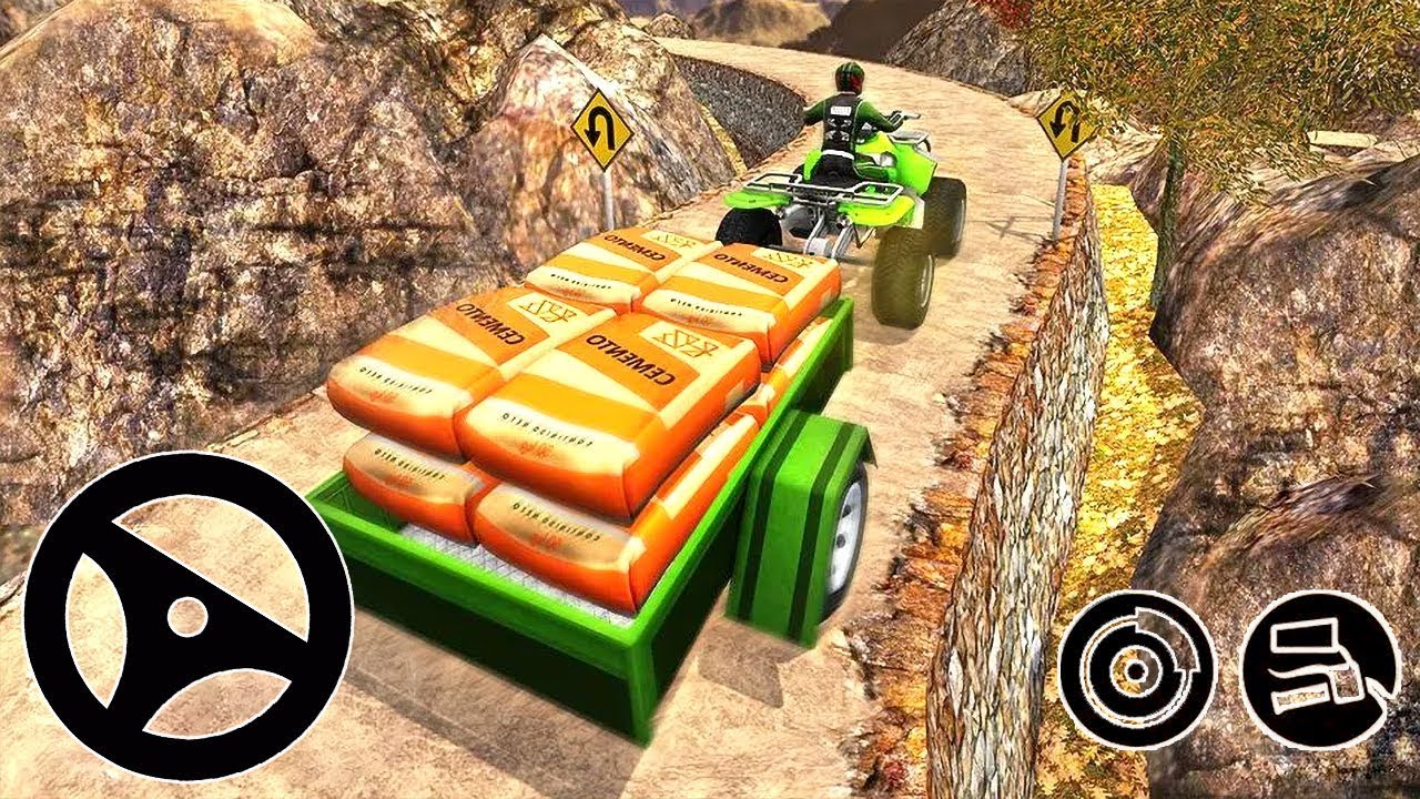 ATV Quad Bike Rider 2018: Uphill Cargo Transporter - Android Gameplay [HD]