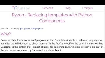 🐍 Django Meetup Paris - Ryzom 🐍 Part 1 - April 2025