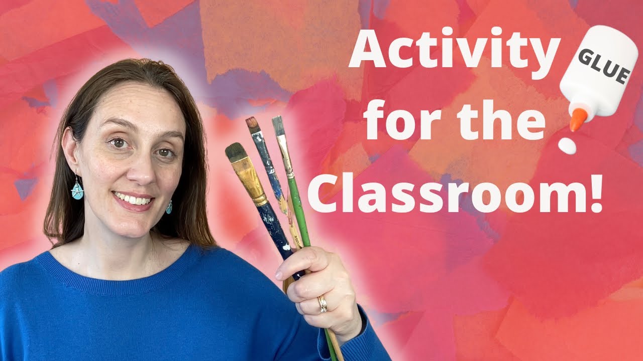 Create Art With Mrs. P!: New Demo Video: How To Use Elmer's Glue