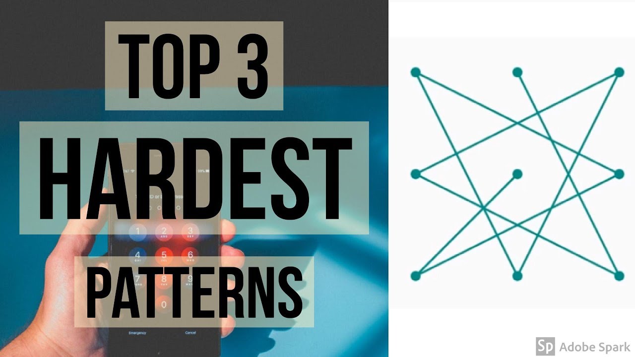 Top 3 Hardest Pattern Locks Youtube