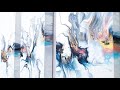 Acrylic Pouring - MUST SEE - Triptych Fluid Acrylic Painting