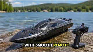 Waterproof High Speed RC Boat - Remote Control Racing Speedboat with Rechargeable Battery, Outdoor screenshot 5