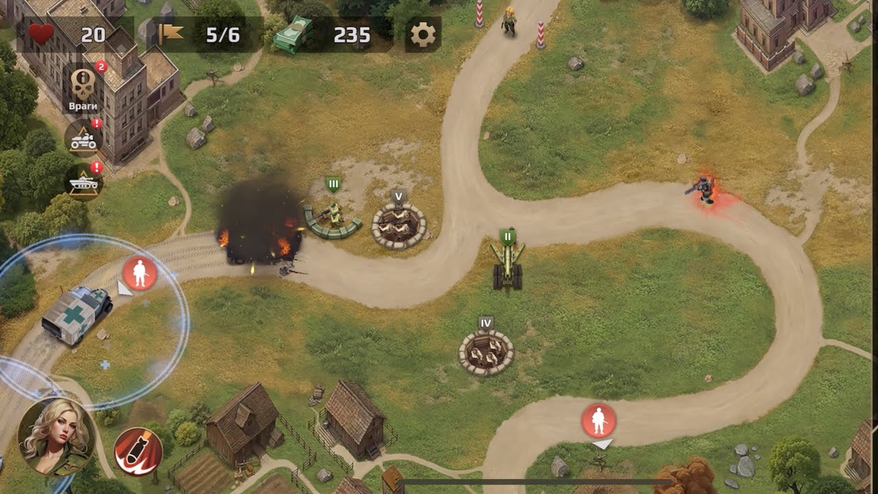 WWII DEFENCE RTS ARMY TD GAME : LEVEL 6 (EASY)