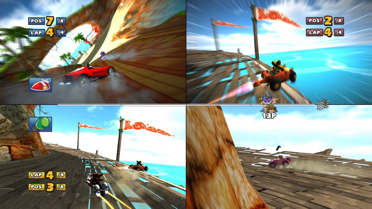 Jacky & Akira the worst car?split screen competition