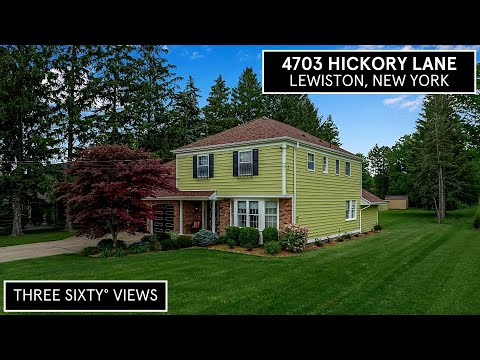 4703 Hickory Ln, Lewiston, NY home video tour