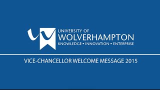 Vice Chancellor Welcome Message 2015