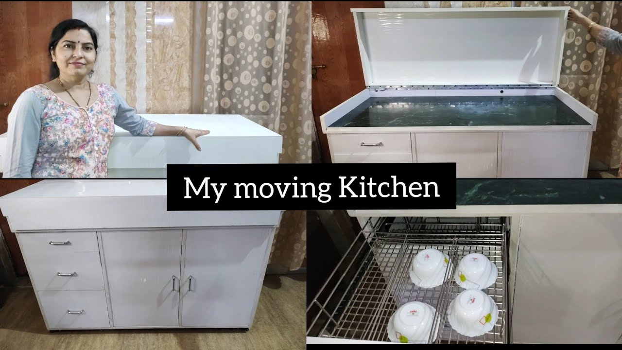 Kitchen on wheel My moving Kitchen Modular kitchen YouTube
