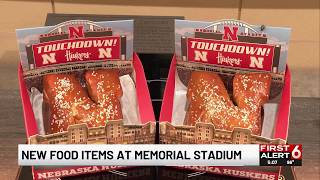New food items at Nebraska's Memorial Stadium