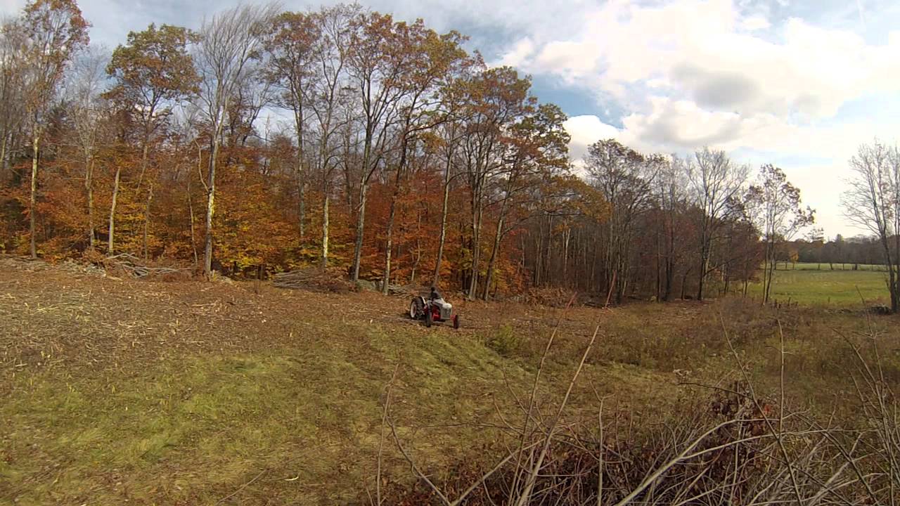 .Ford 9n Brushhogging