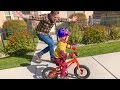 TWO YEAR OLD RIDES BIKE FOR THE FIRST TIME!