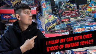 £1000+ PROFIT RESELLING VINTAGE TOYS ON EBAY!! I BUYING A RETRO TOY COLLECTION I 90S NOSTALGIA