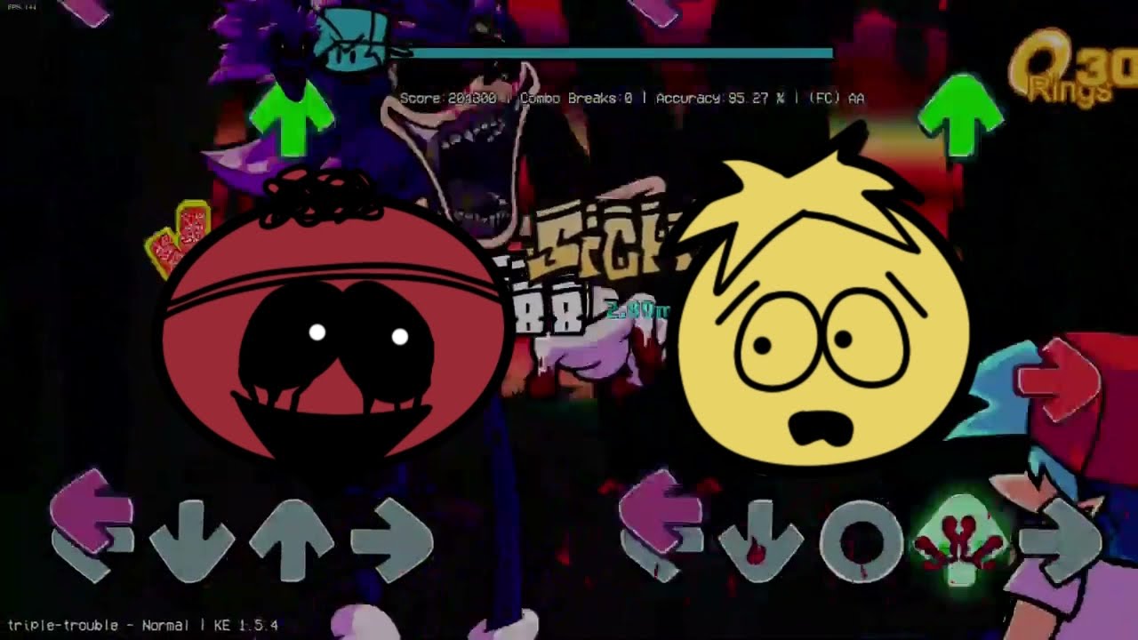 Triple Trouble but it's South Park [Jinriki UTAU cover]