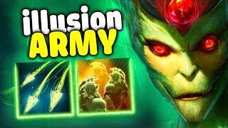 Illusion Army One Hit Max Proc Juxtapose | Dota 2 Ability Draft
