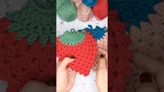 Crochet Strawberry Potholders