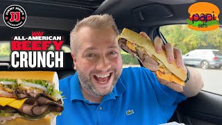 The Big Mac Sub Jimmy John s NEW All-American Beefy Crunch Sub Review