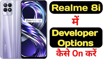 How to enable developer options in realme 8i || Realme 8i me developer options kaise enable kare ||