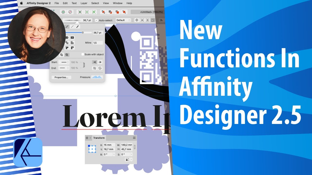 Affinity Function Interesting New Functions In Affinity Designer 2.5 - YouTube