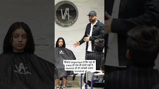 Live Class at Varun Attri Academy 💇‍♂️ | Student Haircut Training
