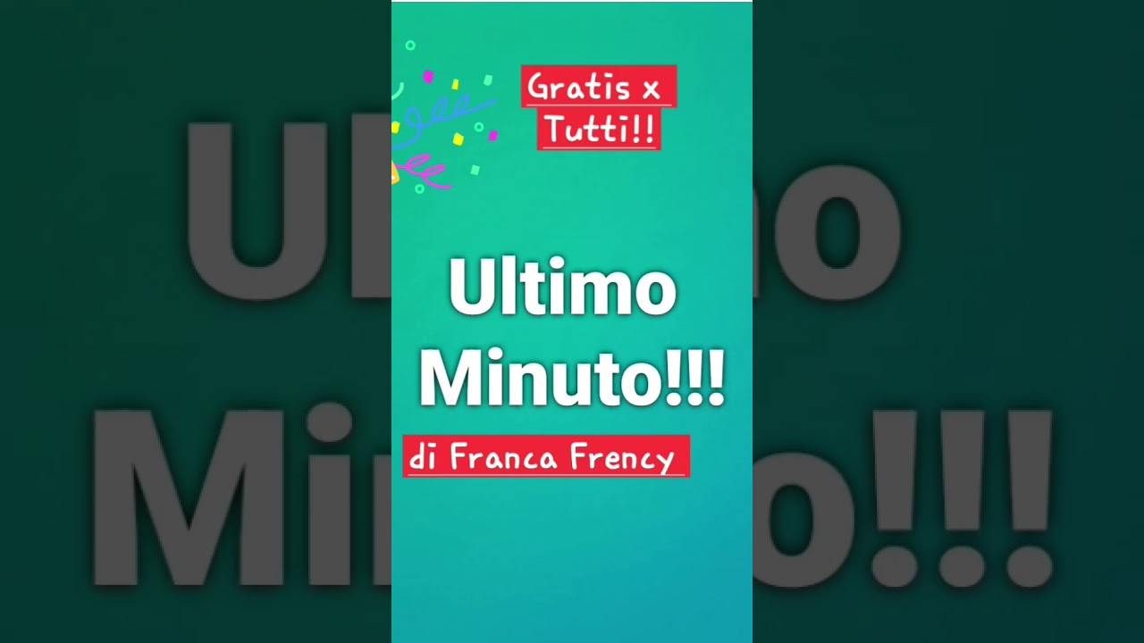 Ultimo Minuto/Previsioni Lotto Gratis di Franca Frency 