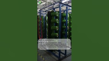 Artificial grass in production today