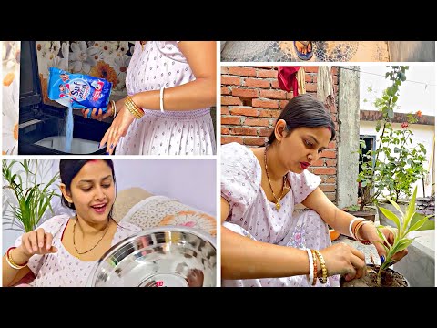 पुराने कपड़े देकर लिए नये बर्तन ❤️ | House Cleaning Vlog Indian Mom Saree | Indian Vlog #housewife