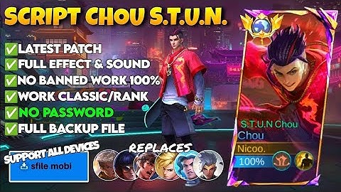 Chou Stun Skin Script No Password | Latest Patch