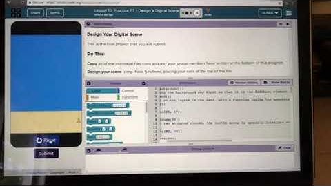 AP Computer Science Principles final create performance task