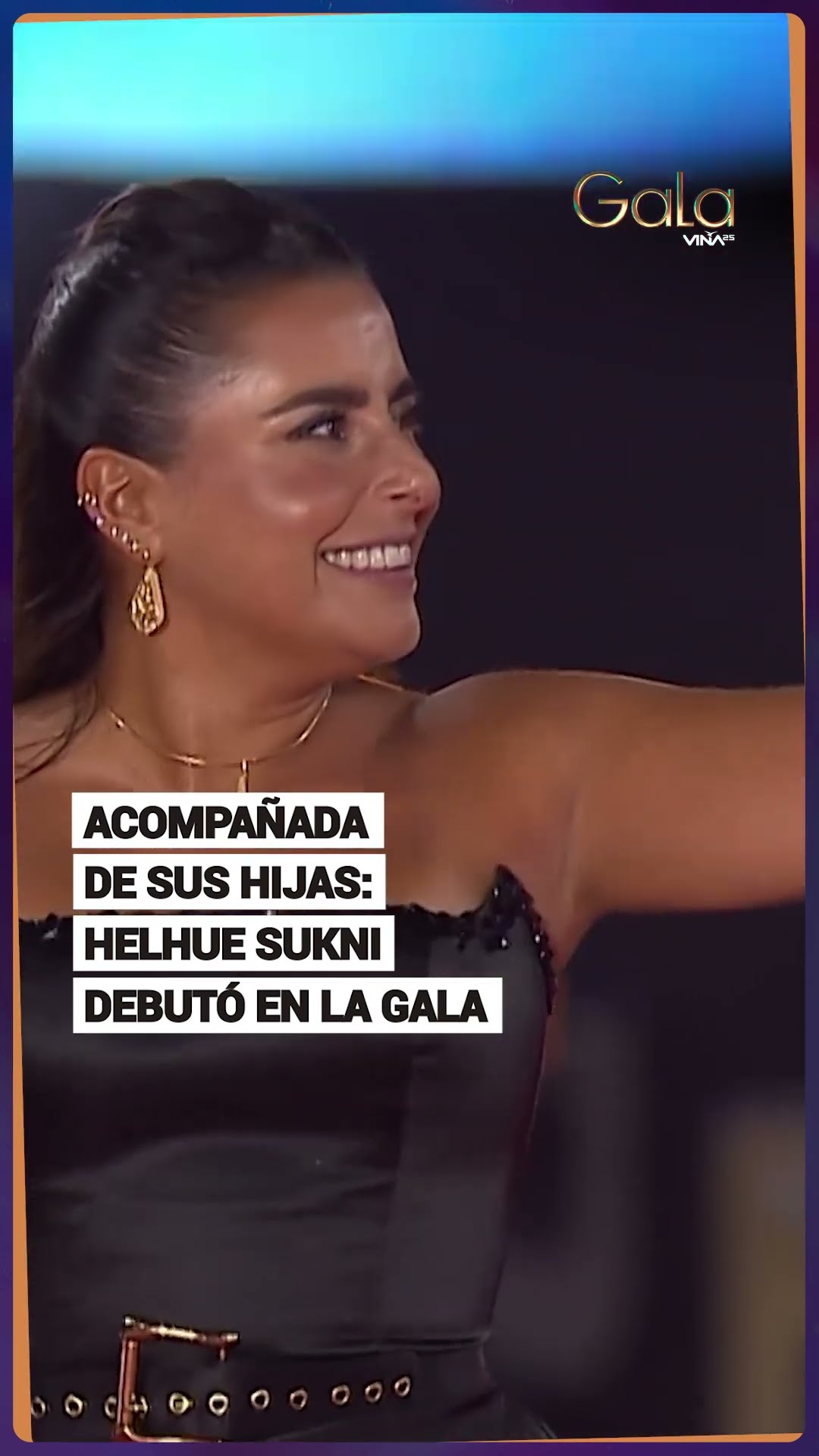 Helhue Sukni desfiló por la alfombra roja de la Gala de Viña con sus hijas Fadwa y Samia ?