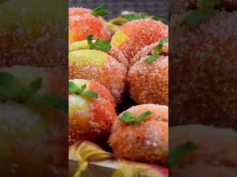 Italian Peach Cookies Pesche Dolci Christmas Cookies FULL RECIPE  LINK IN DESCRIPTION BOX shorts