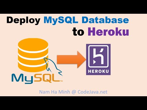Deploy MySQL Database to Heroku with ClearDB MySQL Add-on