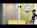 DIY Modern Accent Wall | Small Entry Way Decor Ideas | Modern Wainscoting 2020 | Decorate With Me!