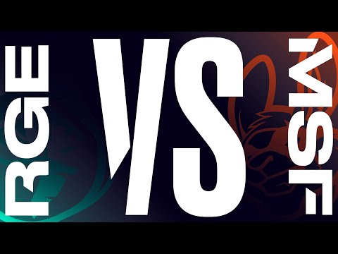 RGE vs. MSF - Week 5 Day 1 | LEC Spring Split | Rogue vs. Misfits Gaming (2020)