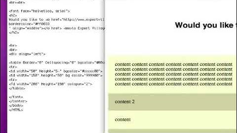 Uneven Tables in HTML: Part 3