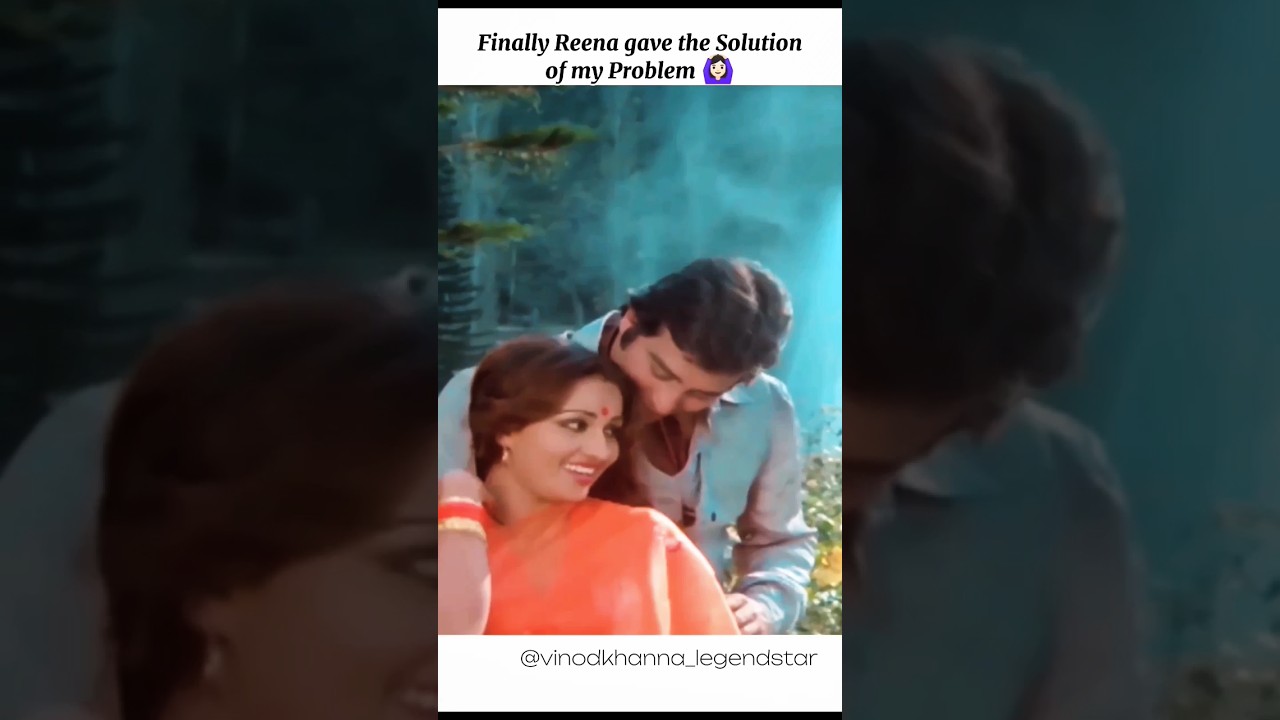 Beautiful Reena Roy and Handsome Vinod Khanna..💞 