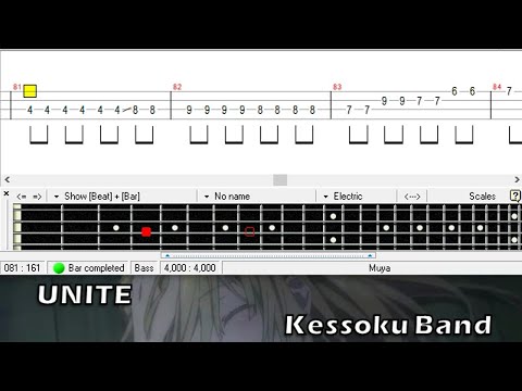 UNITE (Bass TAB) - Kessoku Band