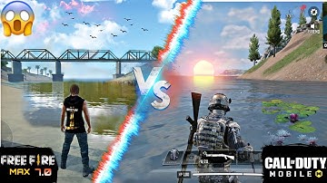FREE FIRE MAX 7.0 VS CALL OF DUTY MOBILE 😱 EXTREME COMPARISON