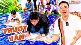 Thử Thách Đẩy Ván Trượt Xa Nhất | Phước Lầy