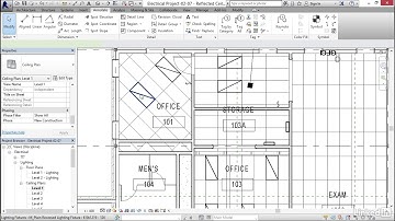 Revit tutorials Electrical | 03 07 Creating a lighting circuit