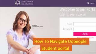 UoPeople's Portal Tutorial | Learn How To Navigate UoPeople's  Student Portal