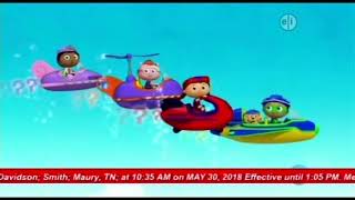EAS Civil Emergency Message Blue Alert During Super Why (2018 WNPT- DT1)