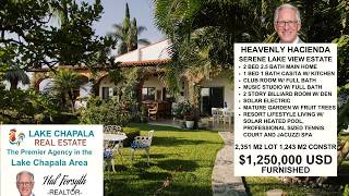 HEAVENLY HACIENDA - Serene Lake View Estate on Lake Chapala