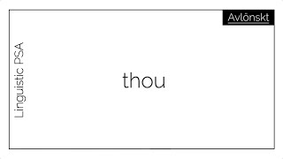 thou