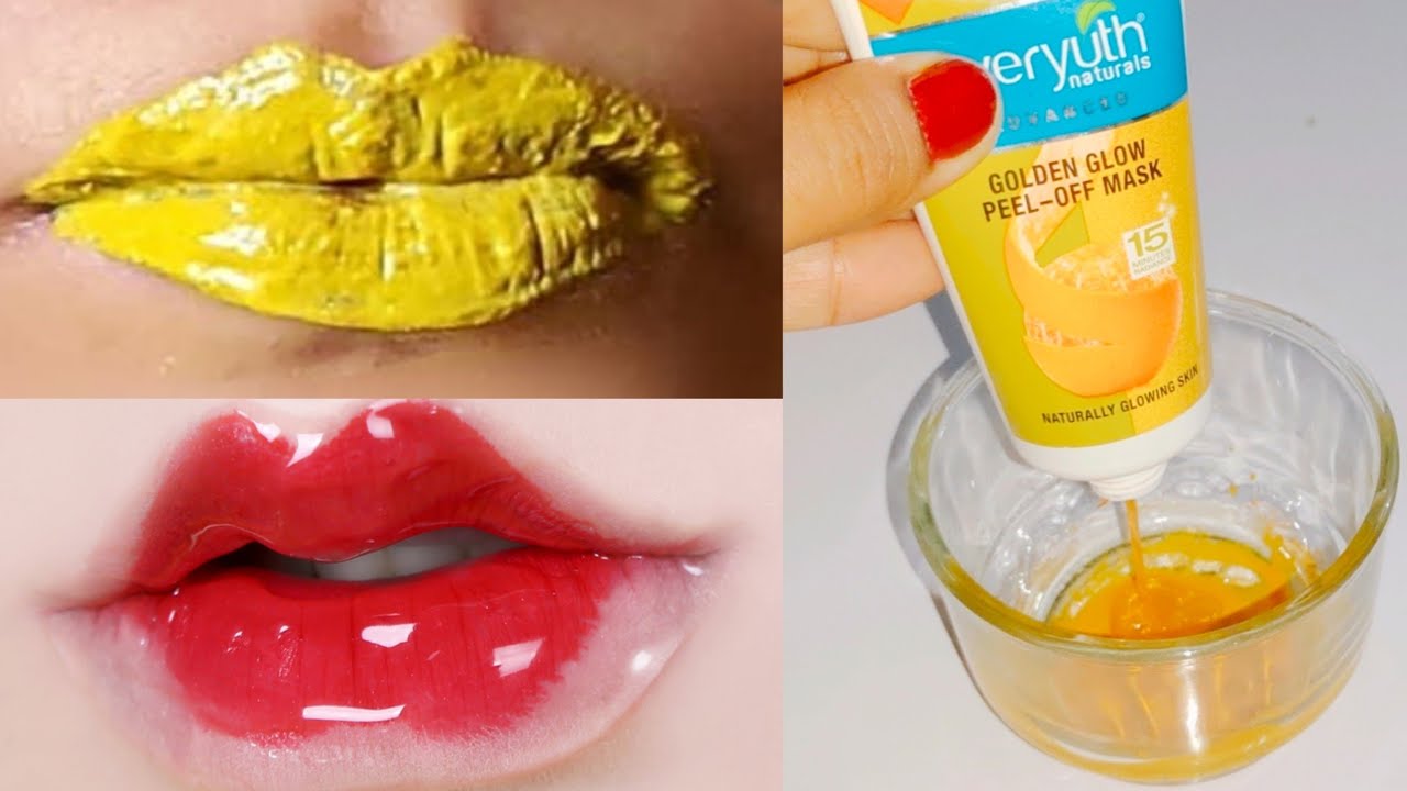 I Tried Chinese Viral Lips 👄 Peel Off Mask, Shoking Results, Pigmentation Sports Removal