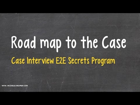 Road map to case interview (For Purchasers)