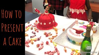 How to Present a Cake 01/ Cake Presentation Ideas/ Colour Representation