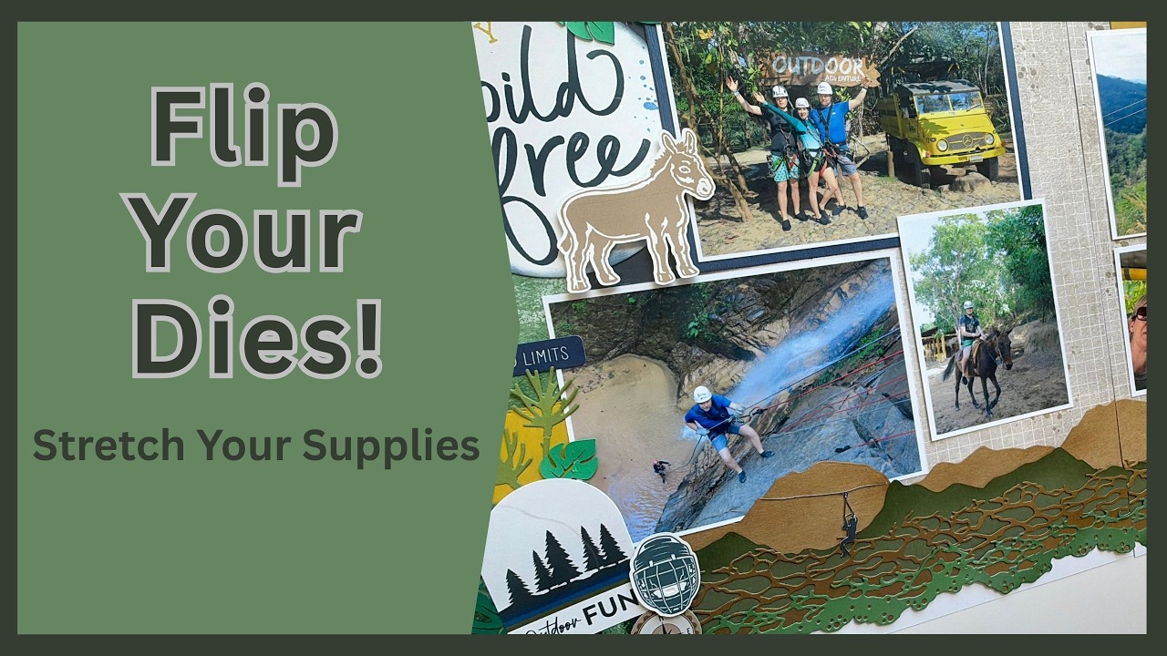 Mountain Adventure Scrapbook Layout Using New Stampin’ Up! Tools & Products